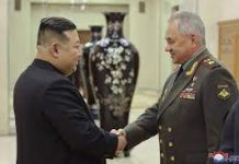Kim Jong Un meets with Russian defense minister on military cooperation