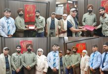 DC congratulates Parents of NEET 2024 Topper Deedwar of Doda Town