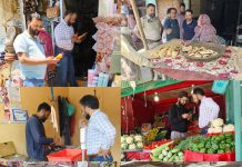 District Administration Pulwama intensifies Market Checking ahead of Eid-ul-Adha