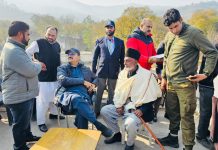 Javed Rana conducts extensive tour of Mendhar