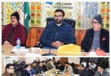 MP Agha Syed Ruhullah Mehdi chairs DISHA meeting of Srinagar