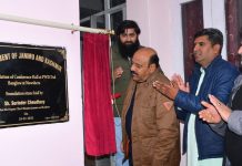 Dy CM lays foundation stone for development works at Nowshera