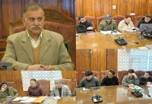 DC Bandipora chairs Road Safety meeting