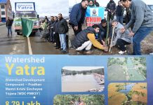DC Shopian flags-off watershed yatra, launches plantation drive