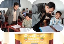 DSEK visits Sainik School Manasbal; Inspects the admission entrance test center