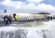 Delta plane with 80 onboard flips on landing at Toronto airport, 18 injured
