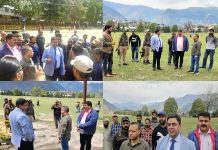 DC inspects beautification, upkeep measures at historic Chowgan Ground Kishtwar