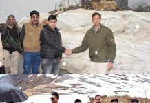DDC Poonch inspects Snow Clearance Operations on Historical Mughal Road
