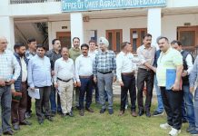 Director Agriculture Jammu takes stock of farming activities in District Doda
