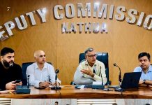 DC Kathua chairs meeting to review post-rainfall situation