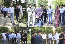 DC Shopian inspects ongoing Rural Development works