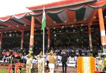 Dy CM unfurls tricolour on I-Day at MA Stadium Jammu