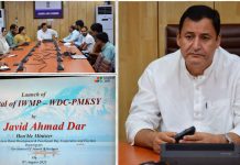 Javid Dar launches IWMP portal to boost transparency in watershed development
