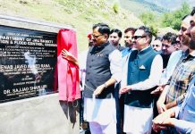 Rana lays foundation stones for Flood Protection Works, Water Supply Scheme in Uri