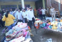 Satish Sharma visits flood-affected areas of Chamb constituency