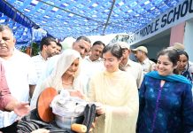 Deputy Commissioner Samba visits flood-hit areas, provides relief to affected families