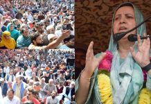 Sakeena Itoo holds mega Public Darbar at K.B Pora Kulgam