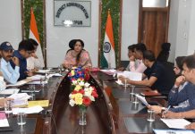 DC Udhampur discusses cases pending for approval