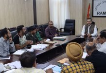 DC Ramban reviews progress of developmental works across key sectors