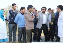 DC Srinagar conducts onsite inspection of road upgradation, macadamization works at Bone & Joint Hospital