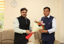 Satish Sharma calls on Union Minister for Youth Affairs & Sports