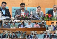Satish Sharma visits Kulgam, chairs district review meeting