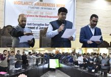 Vigilance Awareness Week-2025 kicks-off across Kashmir Division with Integrity Pledge Ceremonies