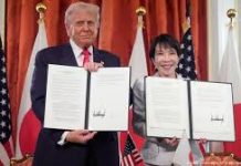 Japanese PM tells Trump she’ll nominate him for a Nobel Prize