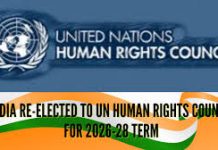 India elected to UN Human Rights Council for 2026-28 term