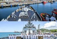 Indian Navy warship INS Sahyadri deployed to South China Sea