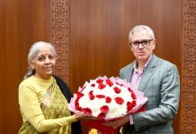 CM Omar Abdullah meets Union FM; seeks stronger developmental support for J&K