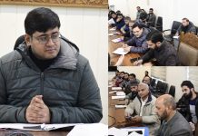 DC Ganderbal reviews pace & progress of Cabling & Smart Metering under RDSS