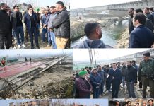 DC Kulgam Reviews Progress on Brazloo Bridge, Steel Girder Bridge at Sakarsum Kawaki Bazar