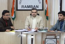 DC Ramban reviews land acquisition process, RCC progress; Service delivery under PSGA