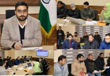 DC Srinagar reviews status, progress of JKCIP, HADP implementation in district