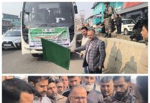 Director Agriculture Kashmir Flags off Farmer’s Exposure visit under Floriculture Promotion Project