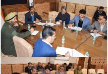 Div Com Kashmir reviews arrangements for Nagar Kirtan in Srinagar