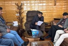 Legislators, scores of Public Delegations meet Minister Satish Sharma at Srinagar