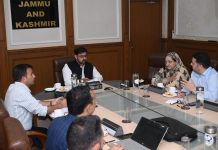 Satish Sharma reviews proposal for Single Window Digital System for Recruitment Rules in J&K Deptts.