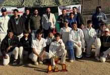 Sports for cause; U-15 Cricket Match promotes Nasha Mukht J&K Campaign at Bhaderwah