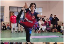 Under-17 Girls showcase Talent at ongoing IDPL Yoga competition in Baramulla