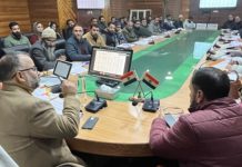 Director Agriculture Kashmir Reviews implementation of HADP, CAPEX and CSS in district Budgam