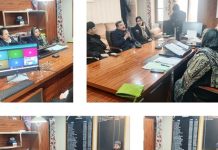 Judicial officers meeting held at DLSA Budgam under “Mediation for the Nation 2.0” Initiative