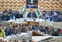 Satish Sharma reviews functioning of key departments in Kupwara
