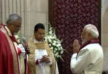 PM Modi attends Christmas service at Cathedral Church in Delhi