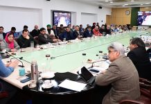 CM Omar Abdullah holds pre-budget consultations with stakeholders in Jammu