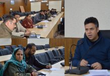 DC Budgam holds Meeting to Identify Flood Damage Reconstruction, Disaster Mitigation Works under SASCI