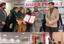 Dy CM, Health Minister inaugurate Blood Donation Camp, testing facility at National Hospital Jammu