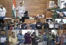 Director Information administers NVD pledge to officers, employees of DIPR at Jammu