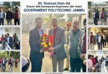 Director SDD reviews functioning of Govt Polytechnic Jammu